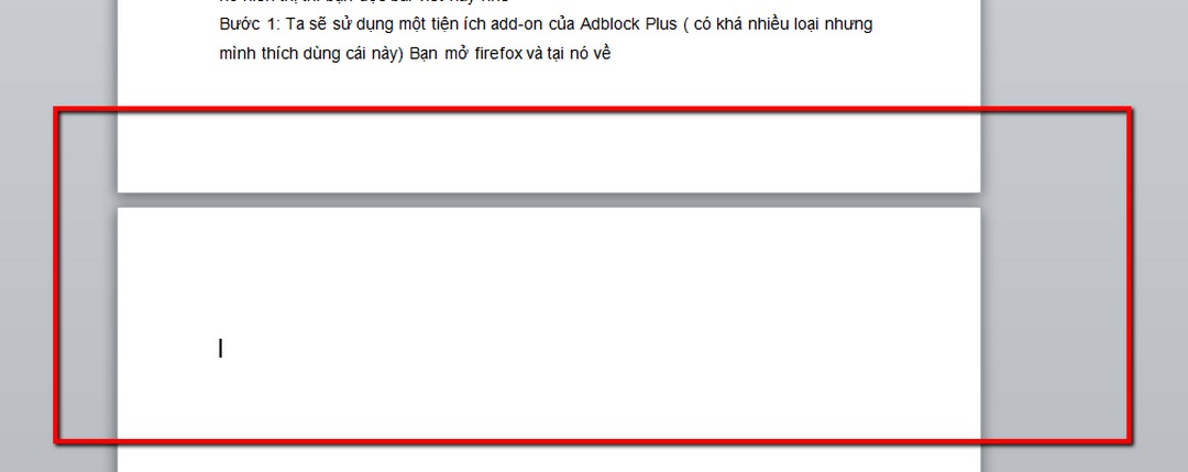 Văn bản trên Word của bạn xuất hiện trang trắng thì nên xóa ngay