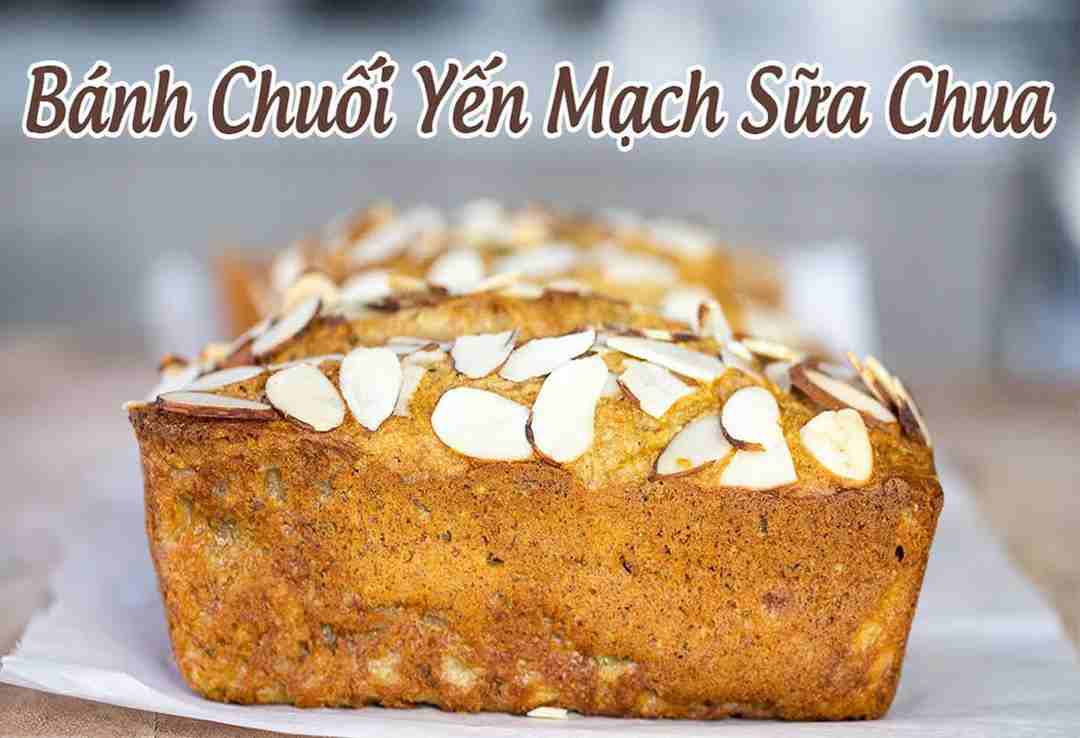 Cách làm bánh yến mạch chuối sữa chua